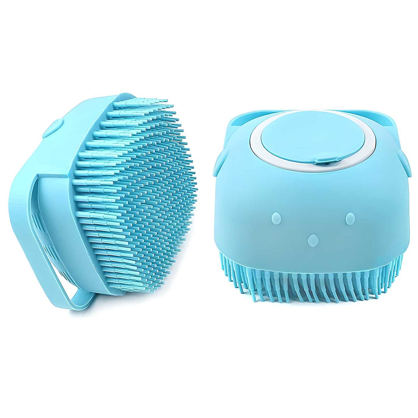 Soft Silicone Bath Brush with Hooks | Exfoliating Shower Scrubber for Men, Women & Babies | Quick Dry Body Cleaning Brush