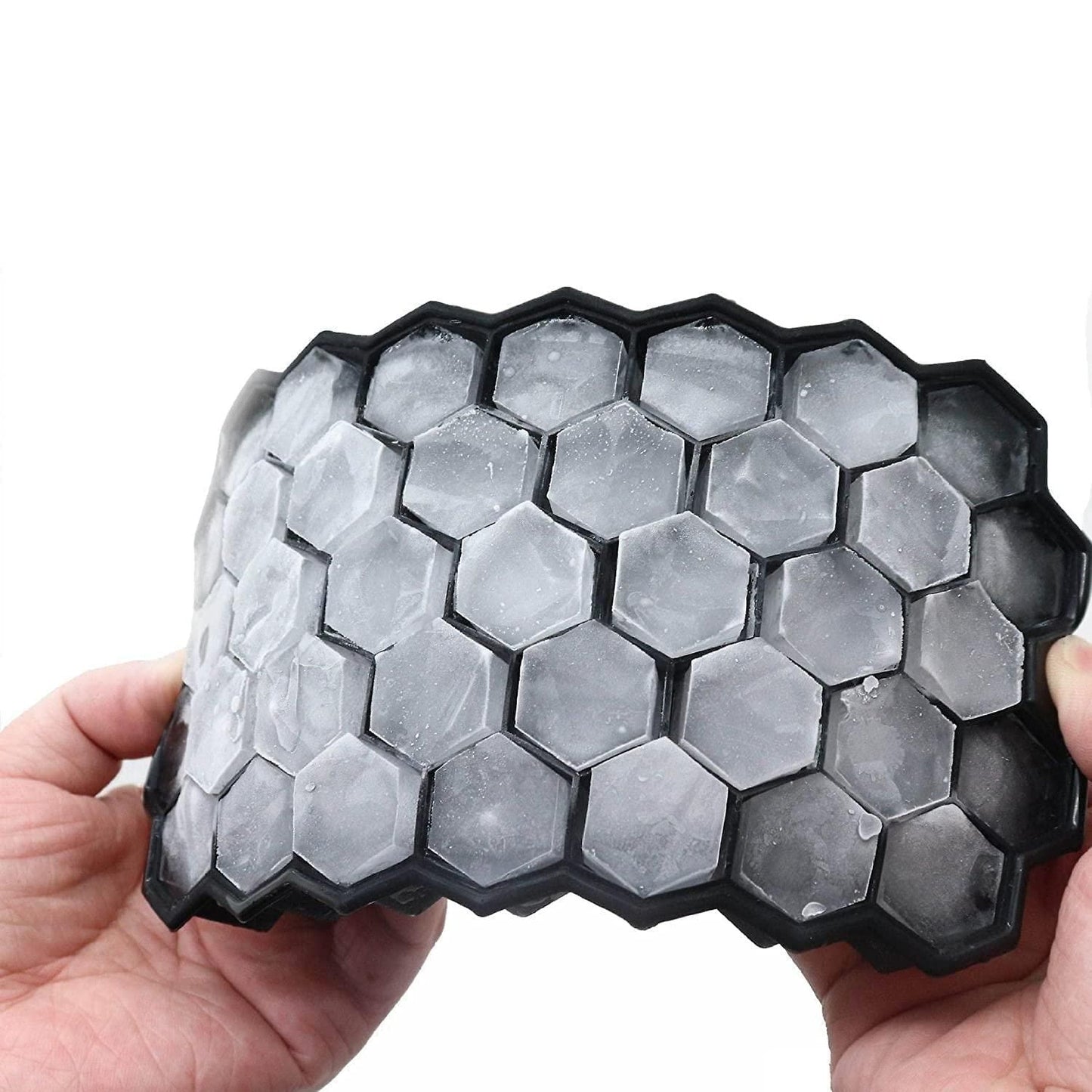 **Kitchen4U Silicone Ice Cube Tray | Flexible 37-Cube Tray for Drinks (1 Pc)** ❄️