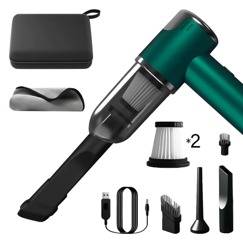 "Portable Cordless Car Vacuum Cleaner | High Power Rechargeable Mini Cleaner | Air Blower for Car & Home"