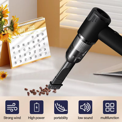 "Portable Cordless Car Vacuum Cleaner | High Power Rechargeable Mini Cleaner | Air Blower for Car & Home"