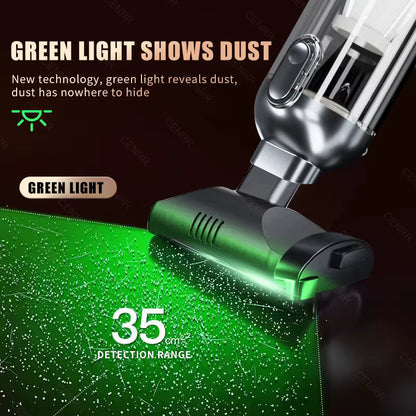 "Portable Cordless Car Vacuum Cleaner | High Power Rechargeable Mini Cleaner | Air Blower for Car & Home"