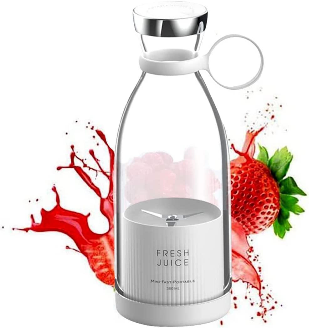 Electric Portable Mini Fruit Juicer Bottle | USB Rechargeable Blender | for Smoothies, Shakes & Fresh Juice | Travel Blender
